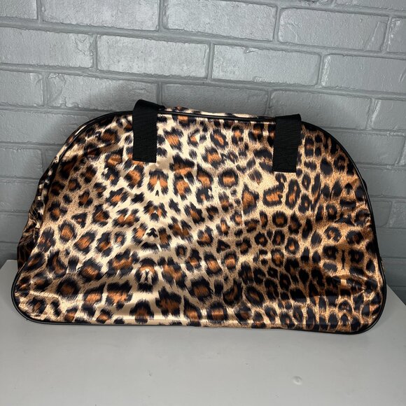 Betsey Johnson Leopard Print 22-inch Rolling Duffel Bag - Picture 8 of 16